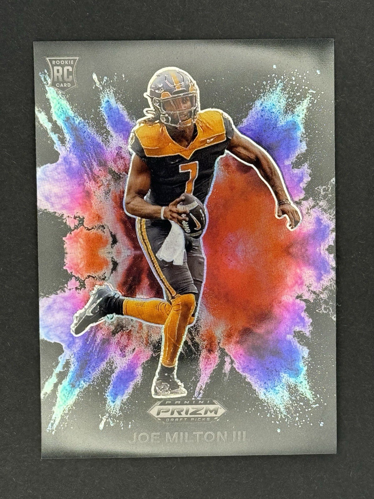 2024 Panini Prizm Draft Picks - Black Color Blast Joe Milton III #CB-9 (RC) 🔥