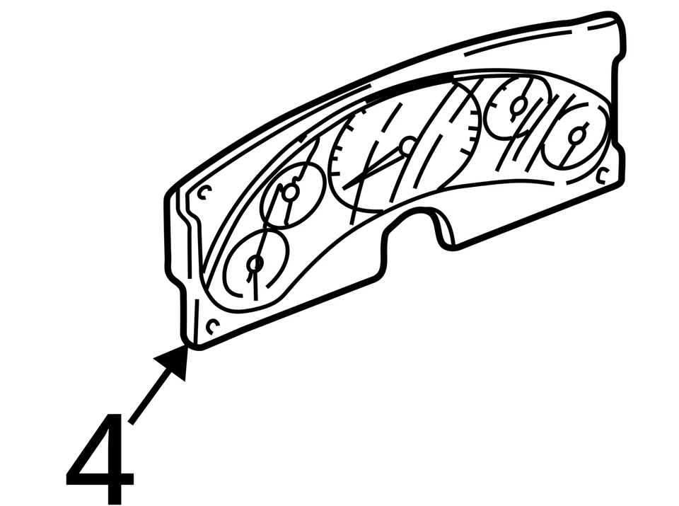 GM SAFARI 2000 velocímetro ID 16255825 847764 Foto 3 de 4