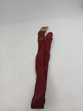 Levy's Guitar Strap Adjustable Woven Burgundy Suede Ends Handcrafted Canada