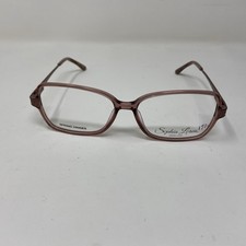SOPHIA LOREN 1562 073 PINK FLEX HINGE EYEGLASSES 53/14/135 137X