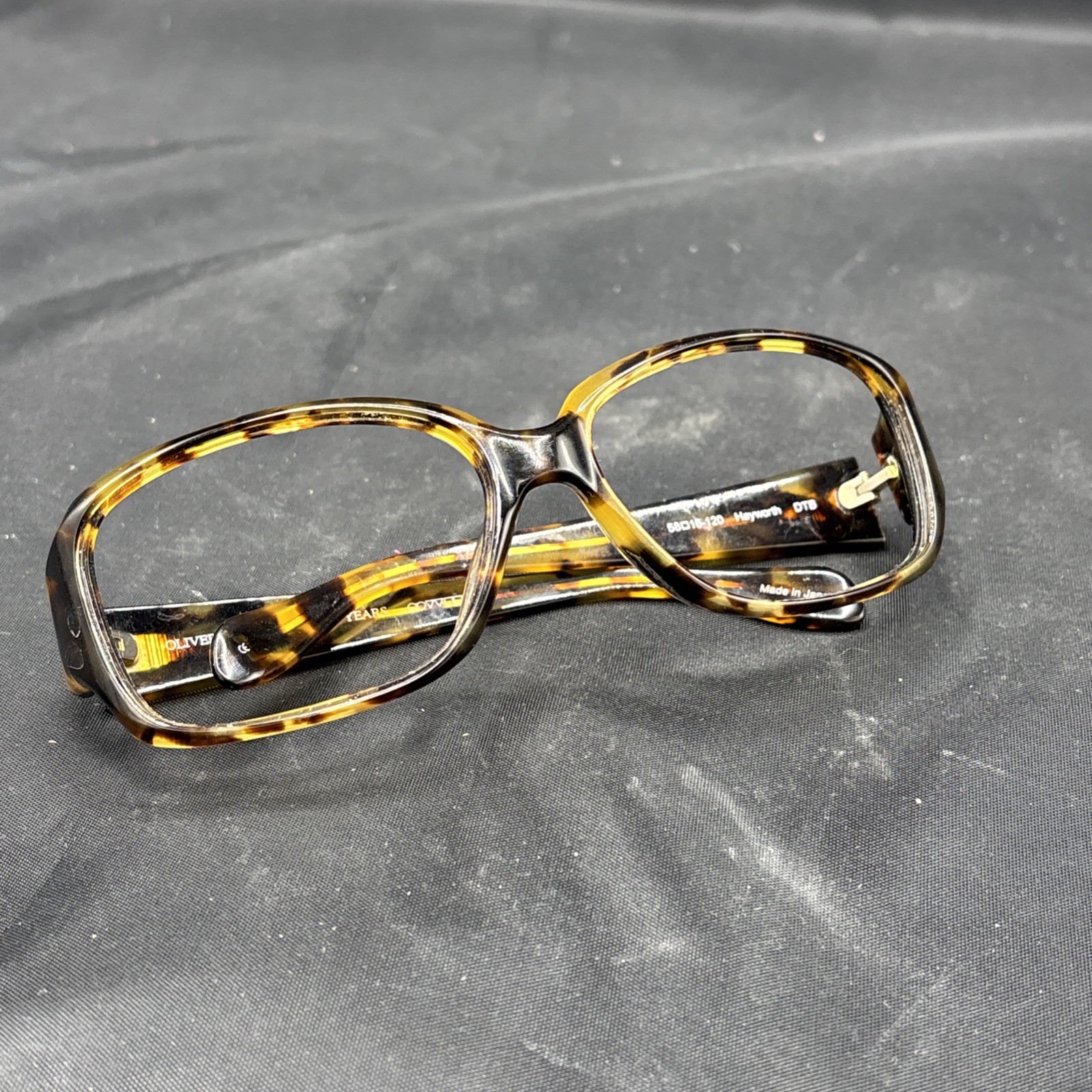 Oliver Peoples Tortoise Shell Wrap Frames Only Ha… - image 11