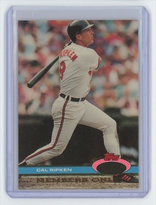 1991 STADIUM CLUB CAL RIPKEN JR. BALTIMORE ORIOLES