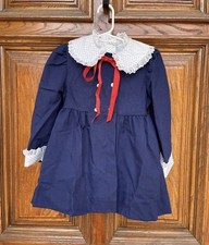 Vintage Two Piece Toddler Navy and White outfit. No tags.