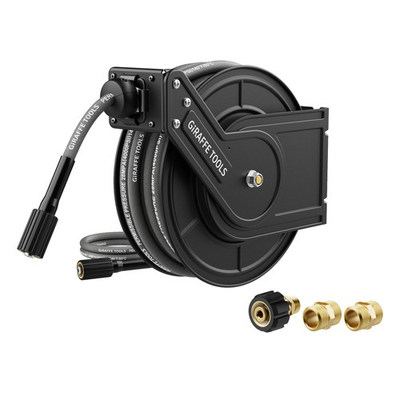 #ad Pressure Washer Hose Reel with 60ft Replaceable Hose Power Washer Retractabl... $292.69