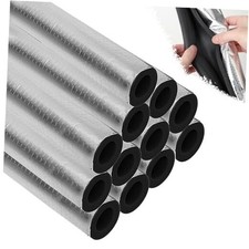 12pack Pipe Insulation Foam Tube for 3/4'' Pipes, Pre 3/4  ID silver -12Pack