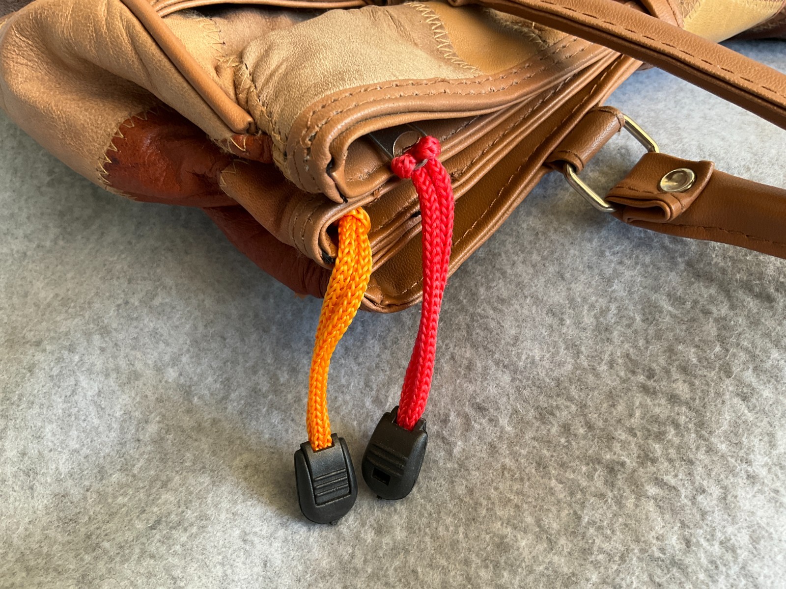 Brown Top Handle Soft Leather Patchwork Handbag M… - image 5