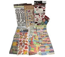 22 Pc Scrapbook Sticker Lot Recollections K Company Family Travel Letters New