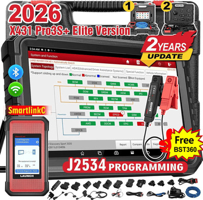 LAUNCH X431 PRO3S+ ELITE PRO 5 PAD VII 7 OBD2 Diagnosegerät J2534 ECU Codierung
