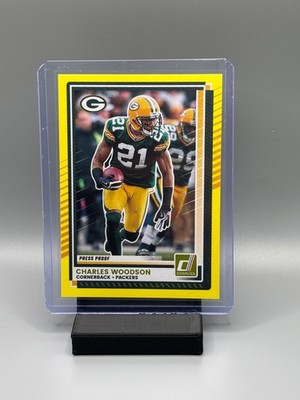 2025 Donruss Yellow Press Proof Charles Woodson #135 Packers 
