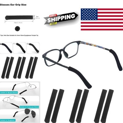 Comfortable Eyeglass Ear Grippers Soft Cotton Non Slip Cushions for Active Use
