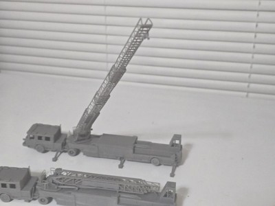 Ho Scale Eone Tractor Drawn Aerial Tiller Undecorated Kit 3d Printed