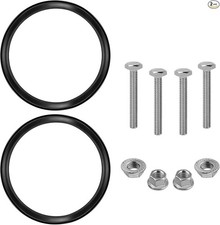 3" Replacement Seal with Hardware for RV Waste Sewer Valve, Waste Valve Seal for