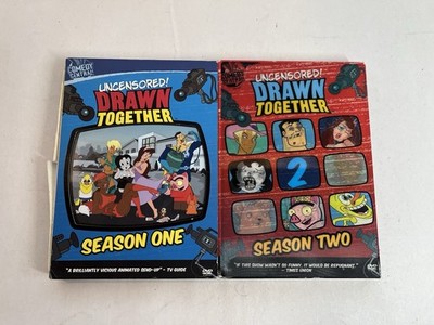 Drawn Together The Complete Season 1 AND 2 DVD Uncensored (4 Disc 2007)