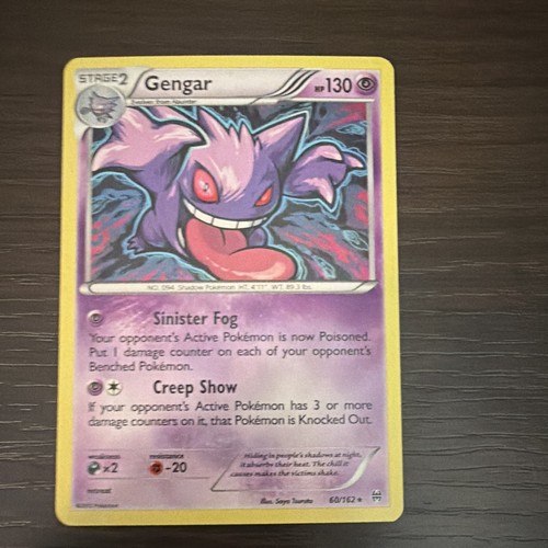 The Pokémon Company Gengar 60/162 Breakthrough Holo Rare Holo ENG 2011