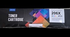 206X Toner Cartridges 4 Pack with Chip Compatible Replacement HP 206X 206A