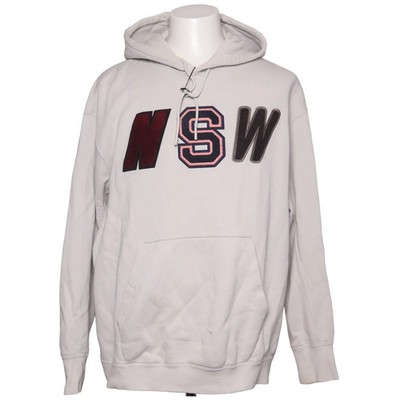 Nike, Kapuzenpullover, Größe: M, Beige, Baumwolle/Polyester, Print, Herren #keG