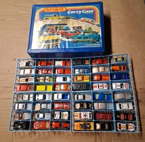 1978 Vintage Matchbox Carry Case Original Diecast Lot 48 Cars Lesney SUPER NICE