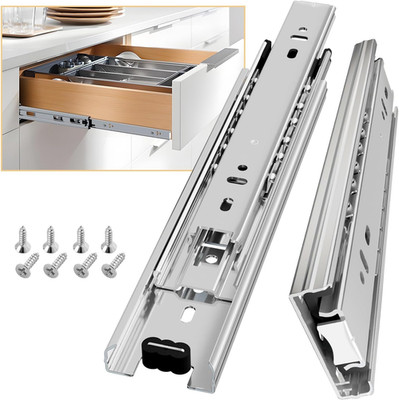 Schubladenführungen Gleiter 250 mm Schwerlast 45 kg Vollauszug Kugellager