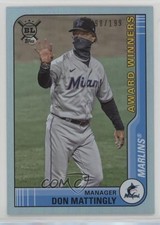 2021 Topps Big League Award Winners Rainbow Foil 198/199 Don Mattingly #284 1lw4