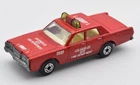 Matchbox Superfast #59 Mercury Fire Chef Car Los Angeles Code red Lesney England