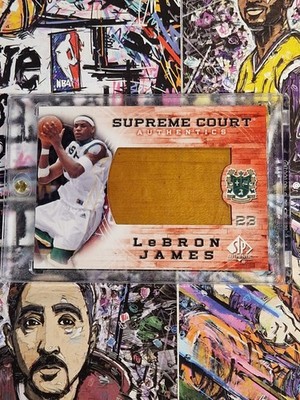 2013-14 Upper Deck LeBron James Supreme Court Game Used Floor