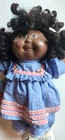RARE 1982 O.A.A 35 Cabbage Patch Kids African American Black Doll Brown Eyes Vtg
