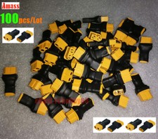 100Pcs Original Amass Female XT60 to Male XT30 Plug Adaptor Converter for Charge