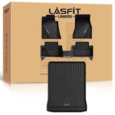 LASFIT Floor Mats & Cargo Mat for BMW 530i 540i M550i 540d 2017-2023 Floor Liner