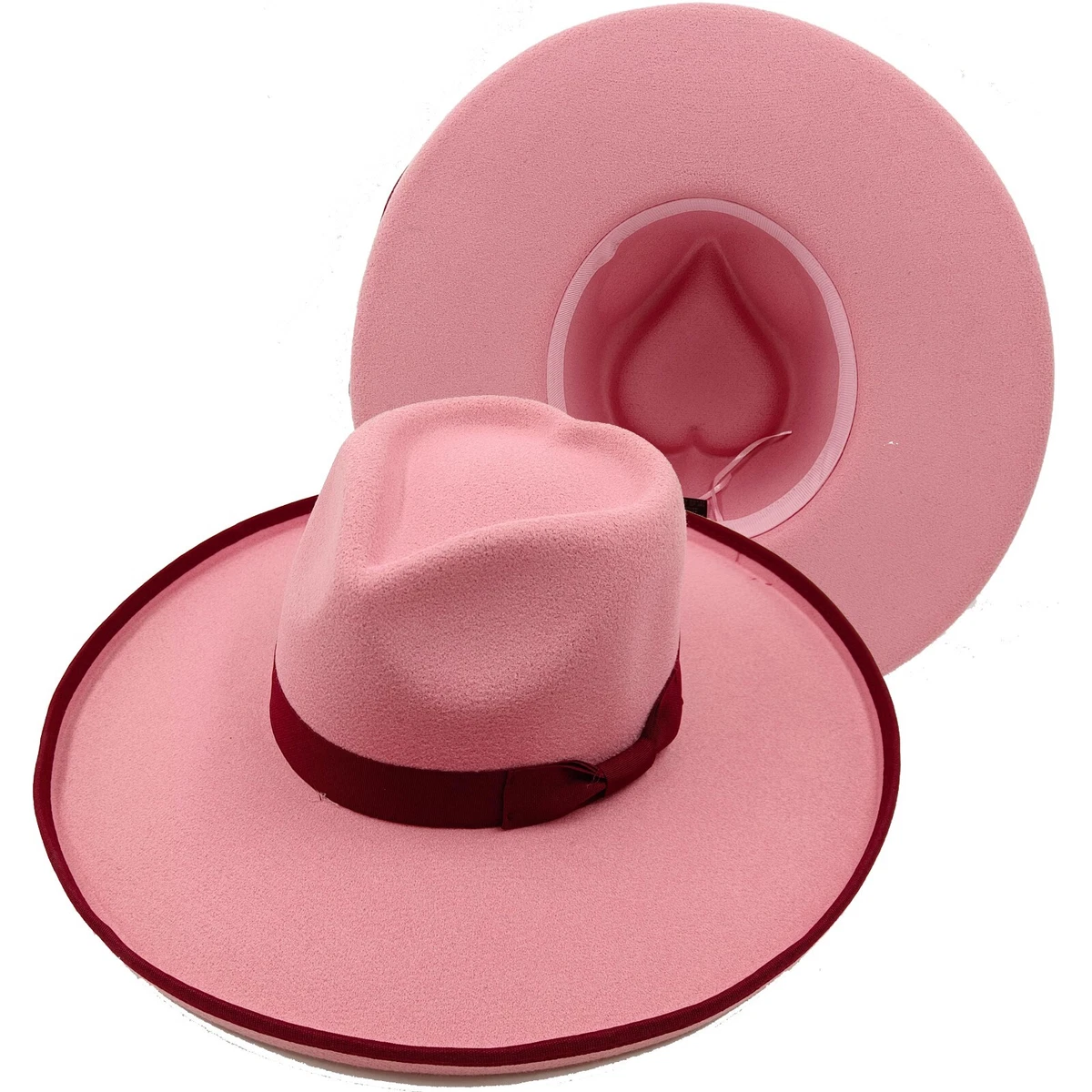 Pink sales felt hat