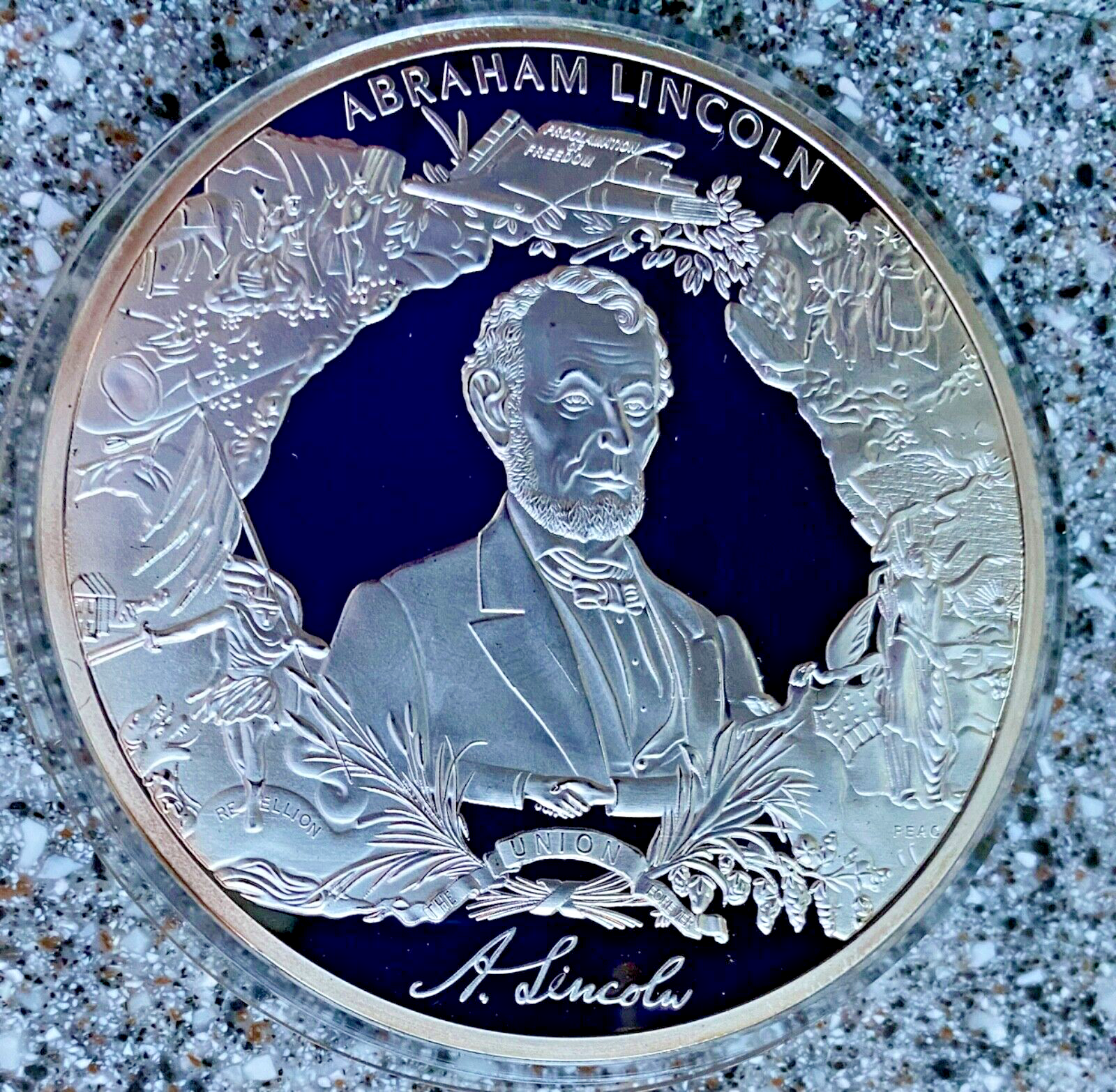 CIVIL WAR 150th ANNIVERSARY ABRAHAM LINCOLN COMMEMORATIVE COIN 2011-2015