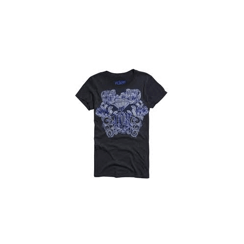 Fox Racing Damen Diamant Puppe Heather Dunkelgrau T-Shirt Mädchen Grau Motocross - Bild 1 von 1