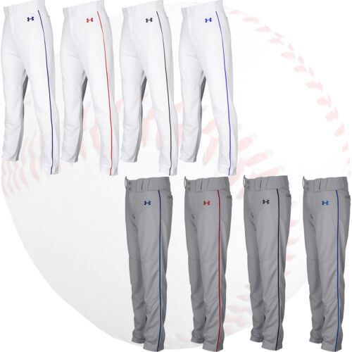 Under Armour Utility Relaxed Piped YOUTH Baseball Pants w. Braid Piping 1317458 - Picture 1 of 9