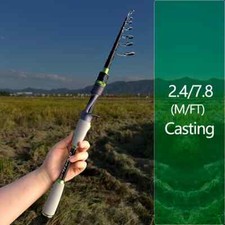 Carbon Fiber Fishing Rod Fast Light Bait Feeding Telescopic Rod Spinning Rod
