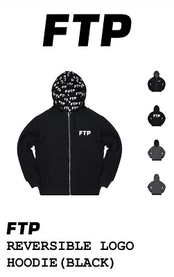 パーカー FTP REVERSE LOGO PULLUOVER FTP REVERSIBLE LOGO HOODIE(BLACK) | eBay