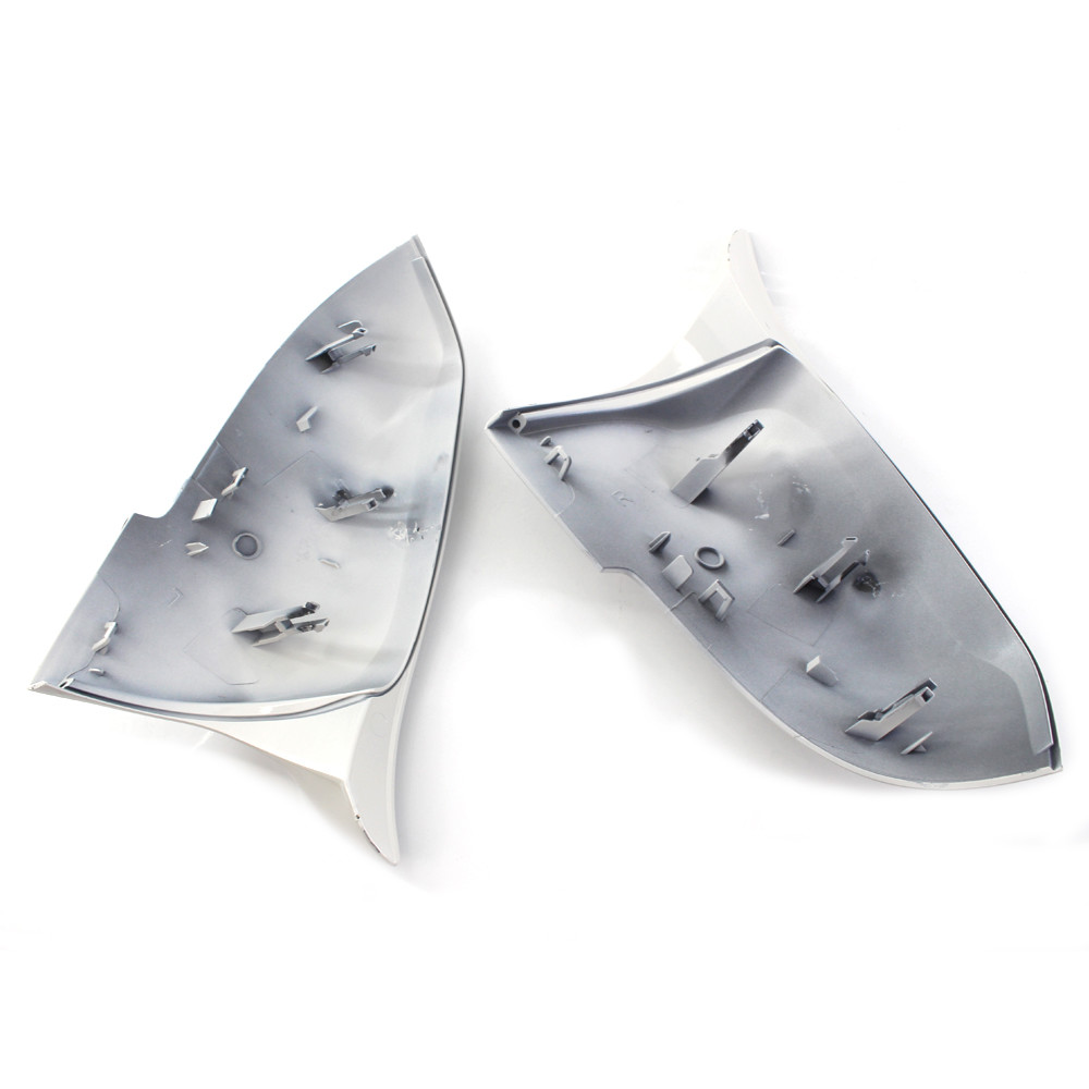 Car Wing Mirror Cover Cap Casing Pearl White Fit for BMW F30 F32 2013