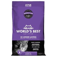 WORLD'S BEST CAT LITTER Multiple Cat Lavender Scented, 32-Pounds 32 Pounds