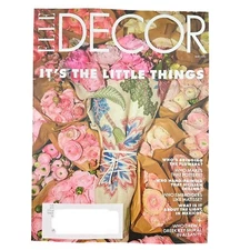 Elle Decor Magazine May 2025 It's the Little Things Flowers Pottery Embroidery