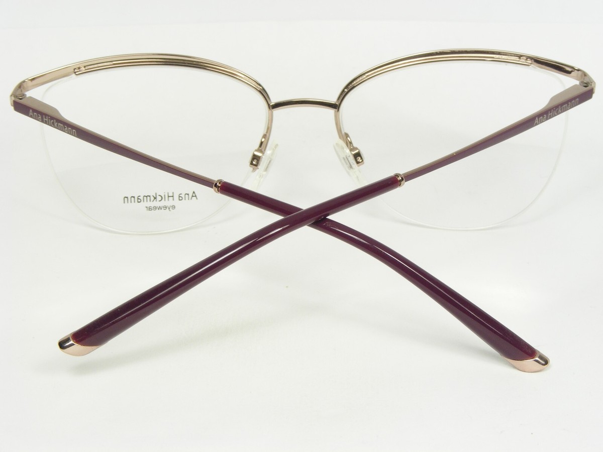 Ana Hickmann AH1319 07B PURPLE /GOLD UNIQUE EYEGLASSES GLASSES