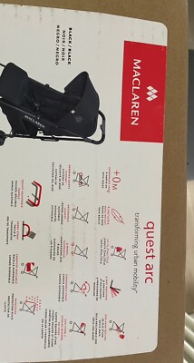 Maclaren Arc Quest Buggy Kinderwagen Black NEU!