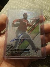 AMIR GARRETT 2017 TOPPS HIGH TEK ON CARD AUTO RC CINCINNATI REDS HT-AG