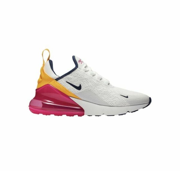 nike air max 270 white pink orange