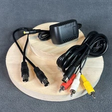 SEGA Genesis 32X Cables for Model 2 - Link Cable, Power Cord, & AV Cable - NEW