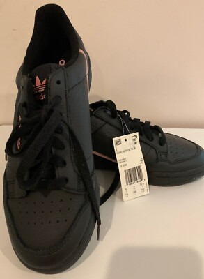 Adidas Continental 80 Women's Shoes Core Black-Trace Pink size 7.5 New with Tag
