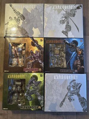 Transformer Warbotron WB01-B+C+D BRUTICUS Combiner Slystrike+Whirlwind+Heavy Noi