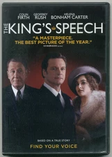 THE KING'S SPEECH; DVD 2011 Anchor Bay