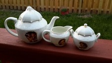 My j porcelain Hummel umbrella boy Tea Set
