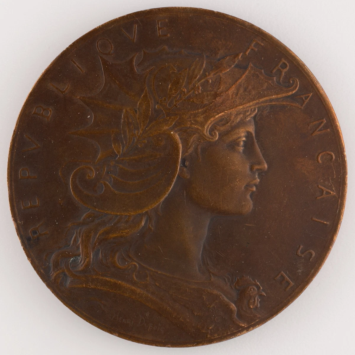 Médaille Ancienne De Concours De Tir En Bronze - XIXème Siècle, Française