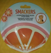 SMACKERS Hydrating Fruit shaped Slices Face Mask Orange set of 7
