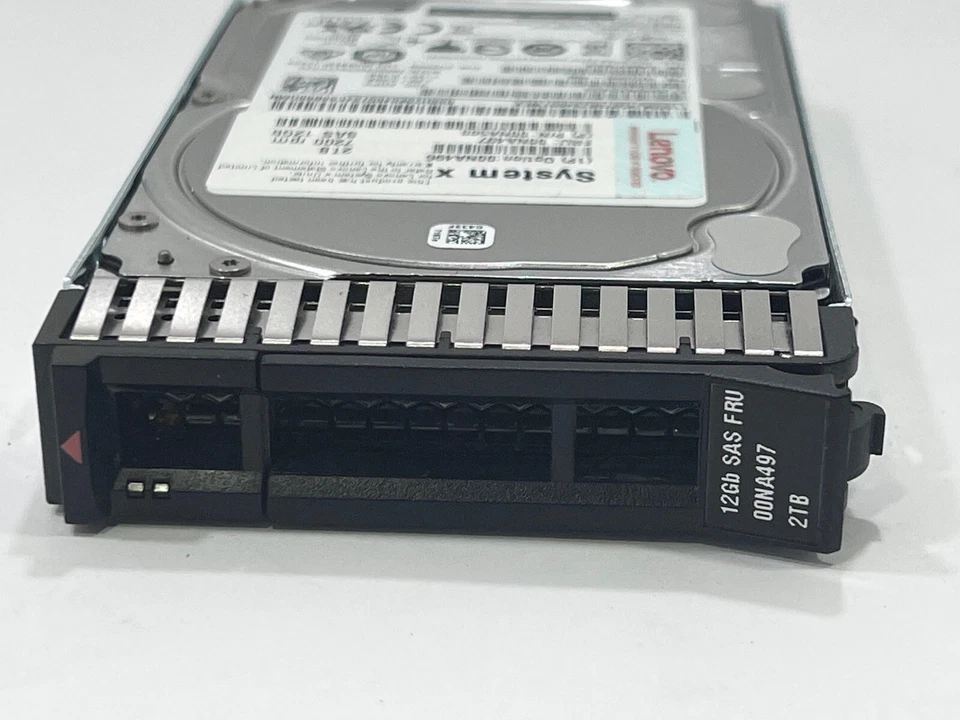 00NA497 - Lenovo 2TB SAS 7.2K 12GB/s 2.5" Nearline Hot Plug Hard Drive 00NA496 - Image 3 of 4
