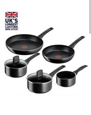 Image of Tefal Titanium Force Non-Stick 5 Pc Set Saucepans 14/16/18, 2 Frying Pans 20/28